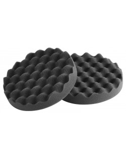 Tamponi in schiuma per lucidatrice nero bugnato morbido 